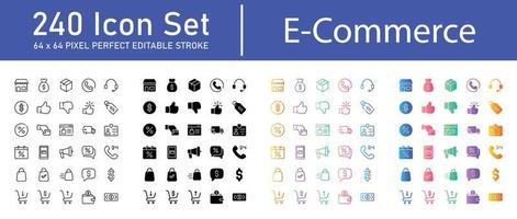 E-Commerce Icon Pack vector