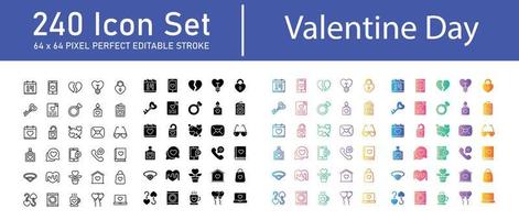 Valentine Day Icon Pack vector