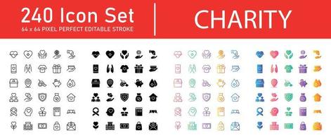 Charity Icon Pack vector