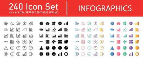 Infographics Icon Pack vector