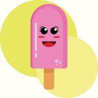 icon ice cream smile girl