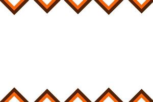 White background with a zigzag triangle pattern on the top and bottom. fit for frame vector