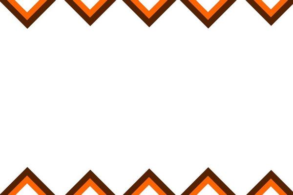 White background with a zigzag triangle pattern on the top and bottom. fit for frame