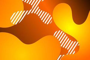 Background fluid shapes with dark orange and dark yellow colors. suitable for backgrounds, websites, social media, banners, posters, etc. vector