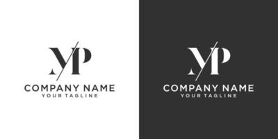 MP or PM letter logo design template vector. vector