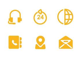 vector design, communication form icon set