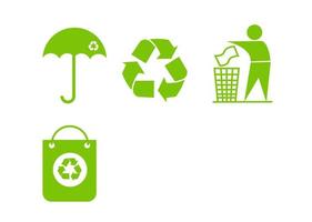 vector design, shape icon set protect the environment