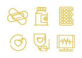 vector design, icon set or medical symbol