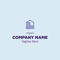 real estate concept house home logo vector