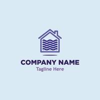 real estate concept house home logo vector