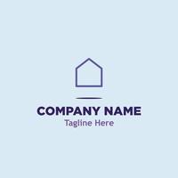 real estate concept house home logo vector