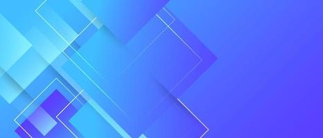 Blue abstract background with geometric shape