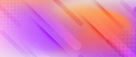 Abstract gradient background with  geometric shapes composition.