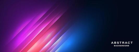 Abstract futuristic background with glowing light effect. vector