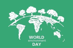 World environment day, Hand drawn illustrations. vector