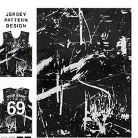 plantilla de patrón de jersey de vector de concepto abstracto para imprimir o sublimar uniformes deportivos fútbol voleibol baloncesto e-sports ciclismo y pesca vector libre.