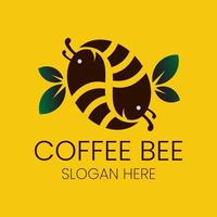 Honeycomb bee logo and symbol vector image