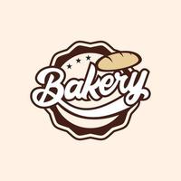 bakery or cakes logo design vector