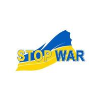 Stop war in ukraine vector