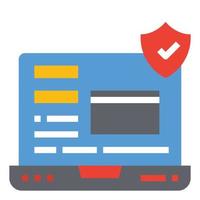 Security Online icon Vector Illustration .