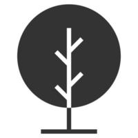 Ilustración de vector de icono de árbol, ecología, naturaleza, hoja