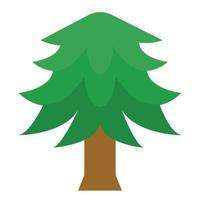 árbol icono vector ilustración, madera, naturaleza