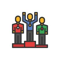 People Competition Icon Vector Illustration .