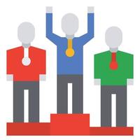 People Competition Icon Vector Illustration .