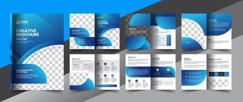 folleto de perfil de empresa corporativa folleto de informe anual diseño de concepto de diseño de propuesta comercial