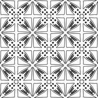 Seamless abstract geometric hand drawn pattern. vector