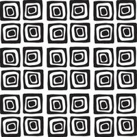 Seamless abstract geometric hand drawn pattern. vector