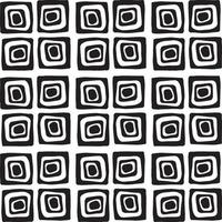 Seamless abstract geometric hand drawn pattern. vector