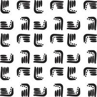 Seamless abstract geometric hand drawn pattern. vector