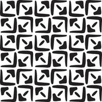 Seamless abstract geometric hand drawn pattern. vector