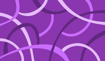 Trendy monochrome purple background with various geometric stripes. Minimalistic abstract universal pattern for design. Horizontal banner. Vector illustration