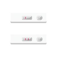 ilustración plana de prueba de embarazo. elemento de diseño de icono limpio sobre fondo blanco aislado vector