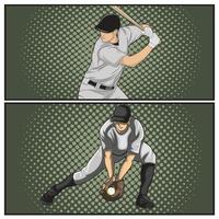 Baseball player vector