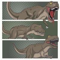 Ilustración de vector de dinosaurio