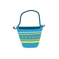 Farm Bucket. Hand drawn vector