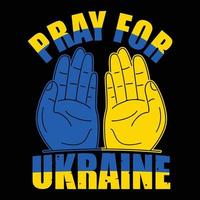 Pray for Ukraine template, new t-shirt design, vector, shirts, trend, element vector