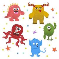 Monster Character Collection vector