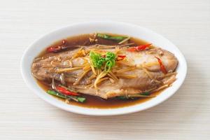 Steamed Fish with Soy Sauce photo