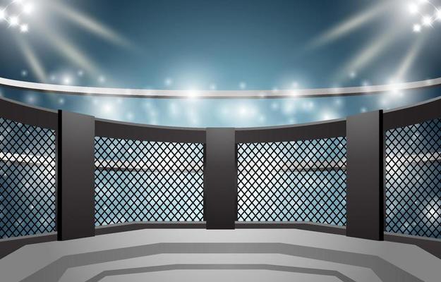 fighting cage clipart background