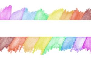 arco iris y dibujo de corazón, concepto lgbtqai. foto