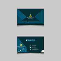 Modern Business Card -Creative And Clean Business Card Template Corporate. vector