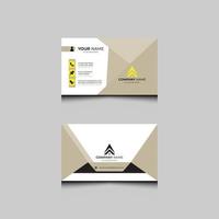 Modern Business Card -Creative And Clean Business Card Template Corporate. vector