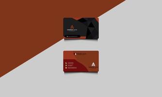 Modern Business Card -Creative And Clean Business Card Template Corporate. vector