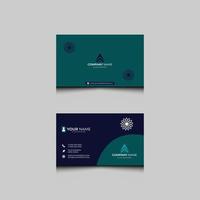 Modern Business Card -Creative And Clean Business Card Template Corporate. vector