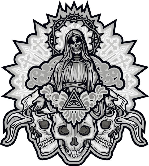 Santa Muerte Vectores, Iconos, Gráficos y Fondos para Descargar Gratis
