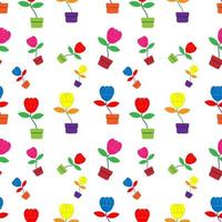 cute seamless pattern design vector